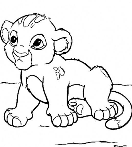 516x573 Baby Animals Coloring Pages