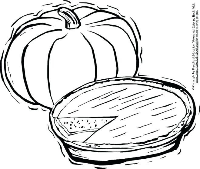660x558 Pie Coloring Sheet Pie Coloring Sheet Piece Of Pumpkin Pie