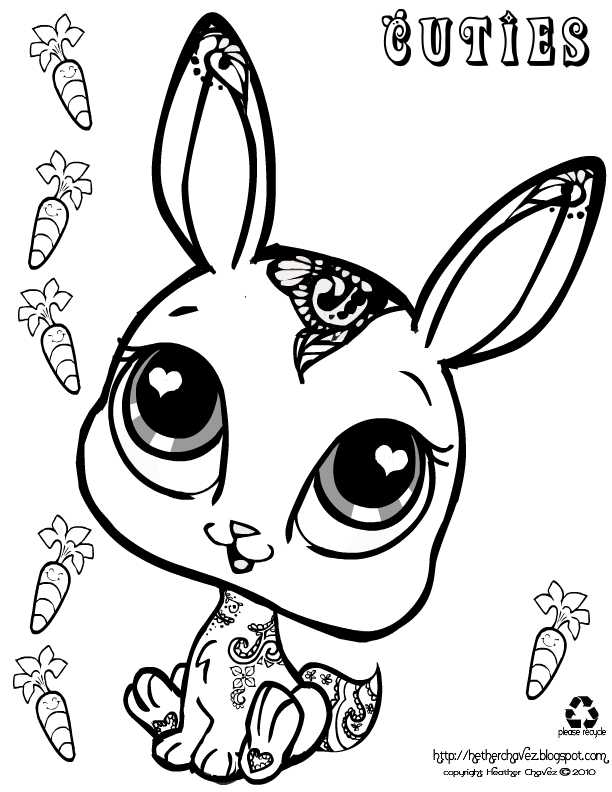 612x792 Cuties Coloring Pages