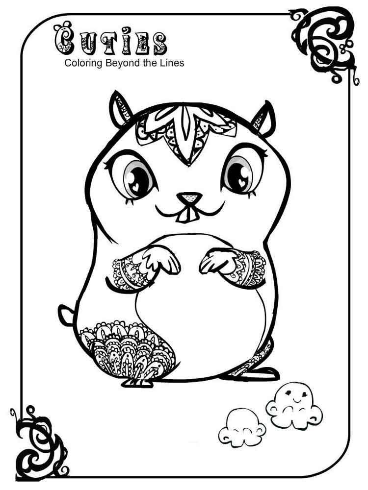 750x1000 Cuties Coloring Pages 14