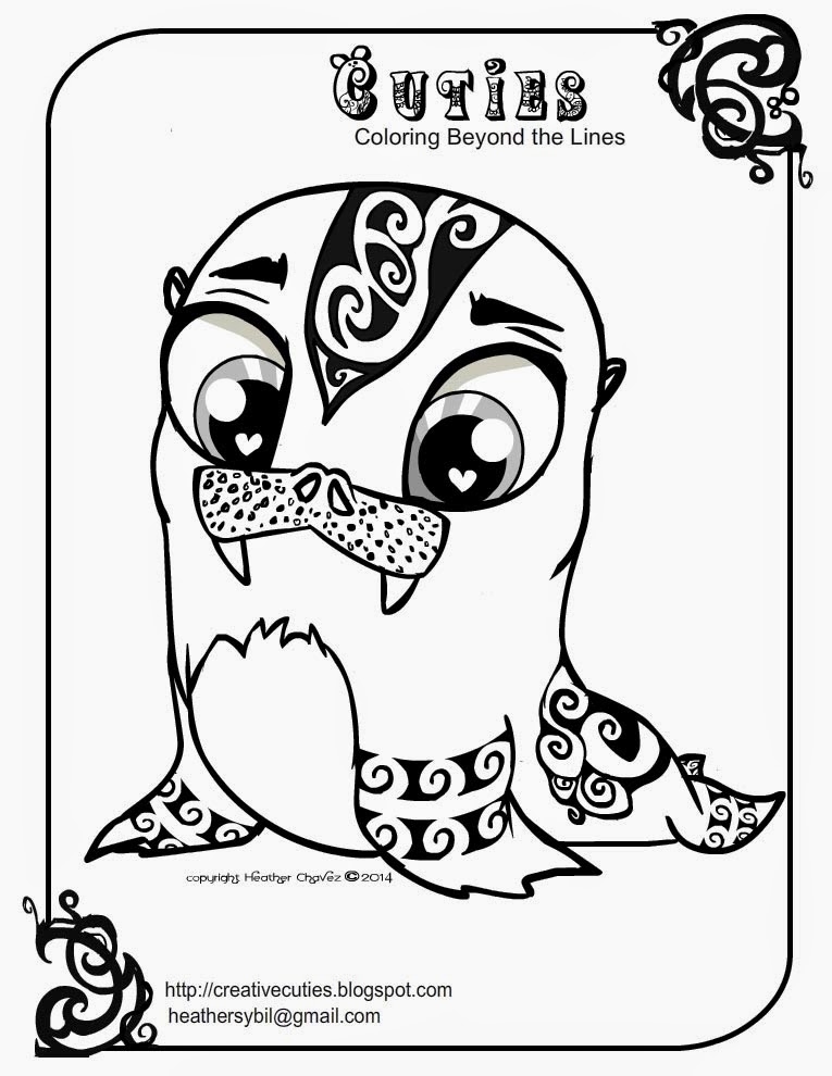 Cuties Coloring Pages Printable