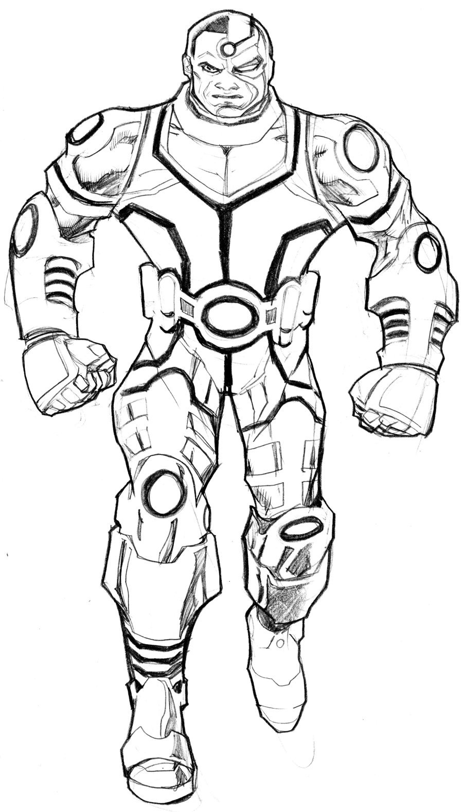 900x1578 Cyborg Coloring Pages Many Interesting Cliparts Lovely