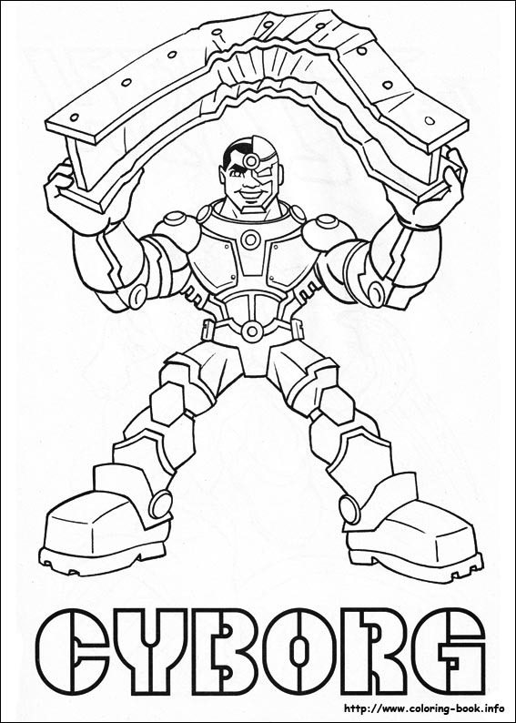 567x794 Super Friends Coloring Picture