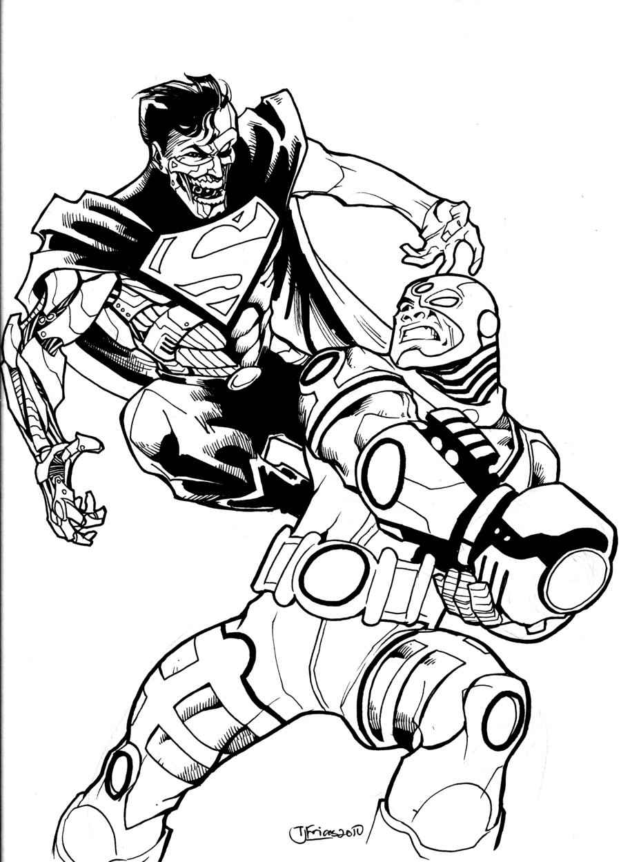 900x1249 Teen Titans Cyborg Coloring Page At Pages