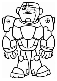 236x333 Teen Titans Coloring Picture Coloring 4 Kids Dc Super Hero'S