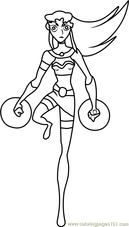 453x799 Cyborg Coloring Page