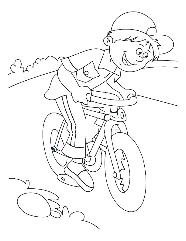 612x792 Bicycle Coloring Pages