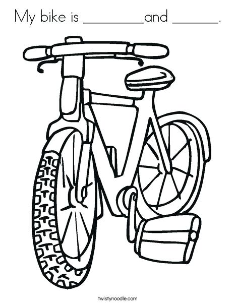 468x605 Bicycle Coloring Pages Kids Bike Coloring Page Bicycle Coloring