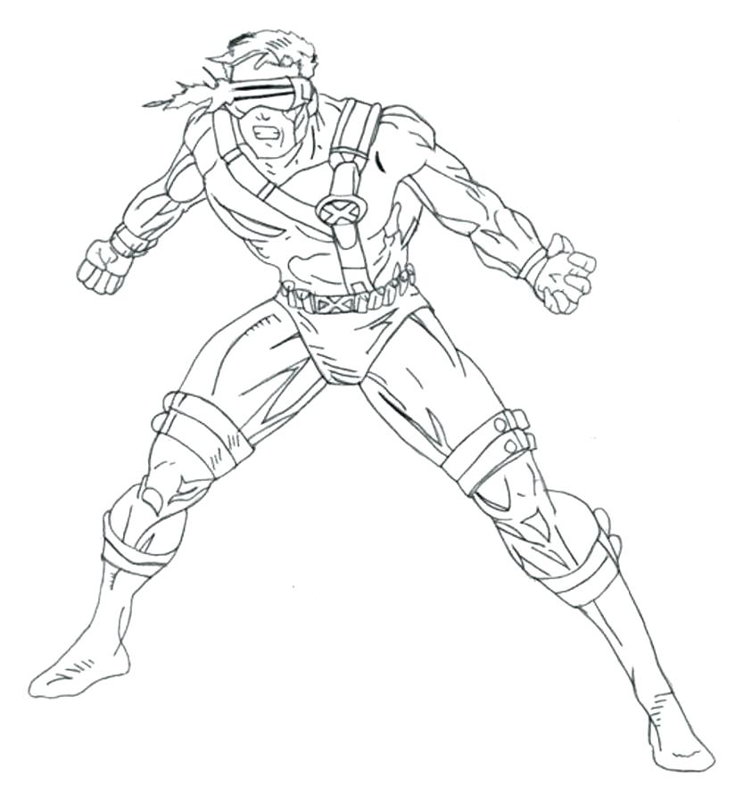 824x900 Cyclops Coloring Pages
