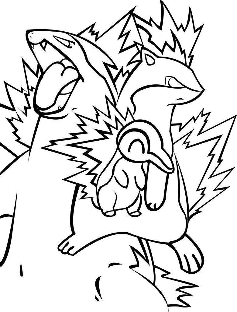 780x1025 Awesome Pokemon Coloring Cyndaquil Page Picture Of And Trend