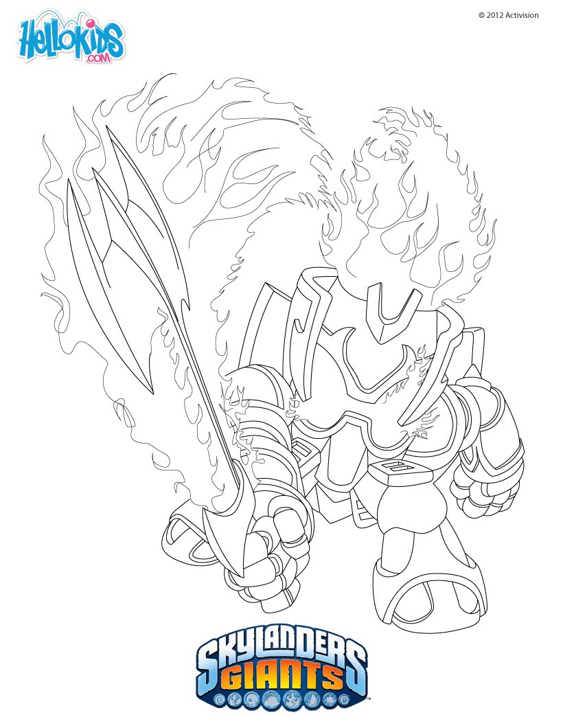 820x1060 Cynder Coloring Pages