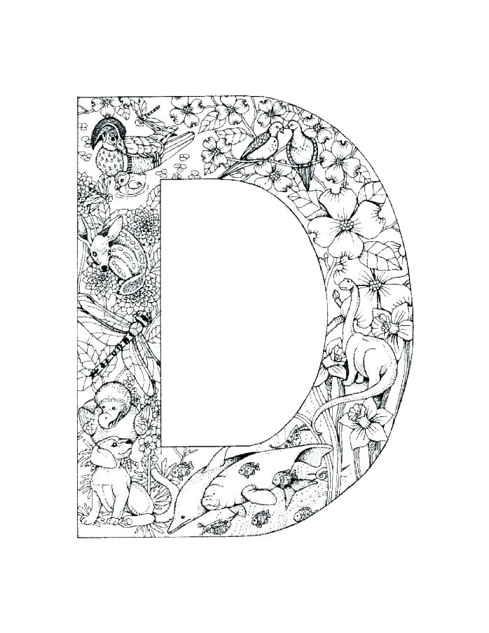 698x903 Free Printable Letter D Coloring Pages The Letter D Coloring Pages