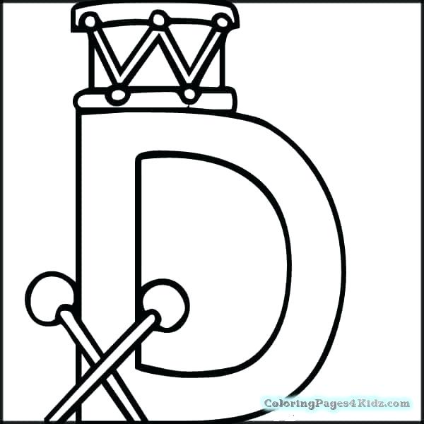 600x600 Letter D Coloring Pages Coloring Pages Of Letter D Heart Letter E