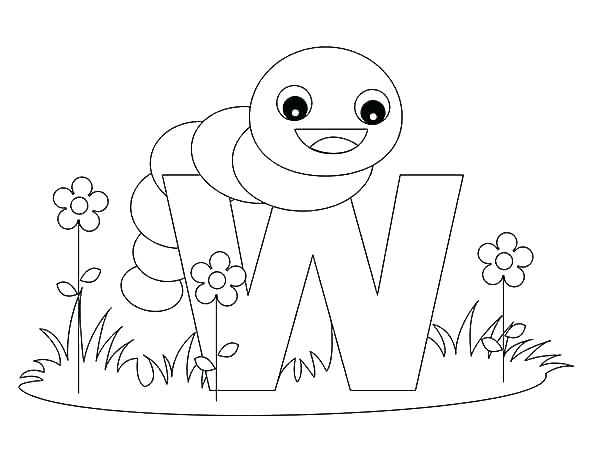 600x467 Coloring Pages For The Letter D D Coloring Pages Preschool Letter