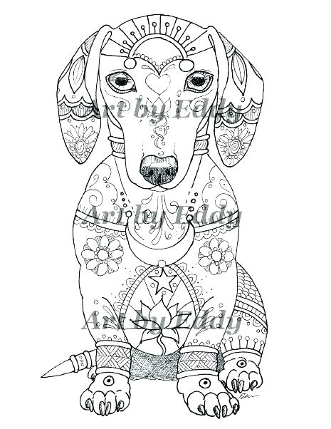 465x602 Dachshund Coloring Pages Dachshund Coloring Pages Best Dachshund