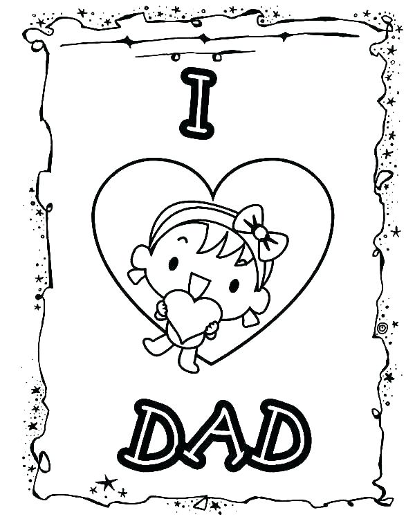 600x750 Best Dad Coloring Pages Dad Coloring Page For The Best Dad Skip