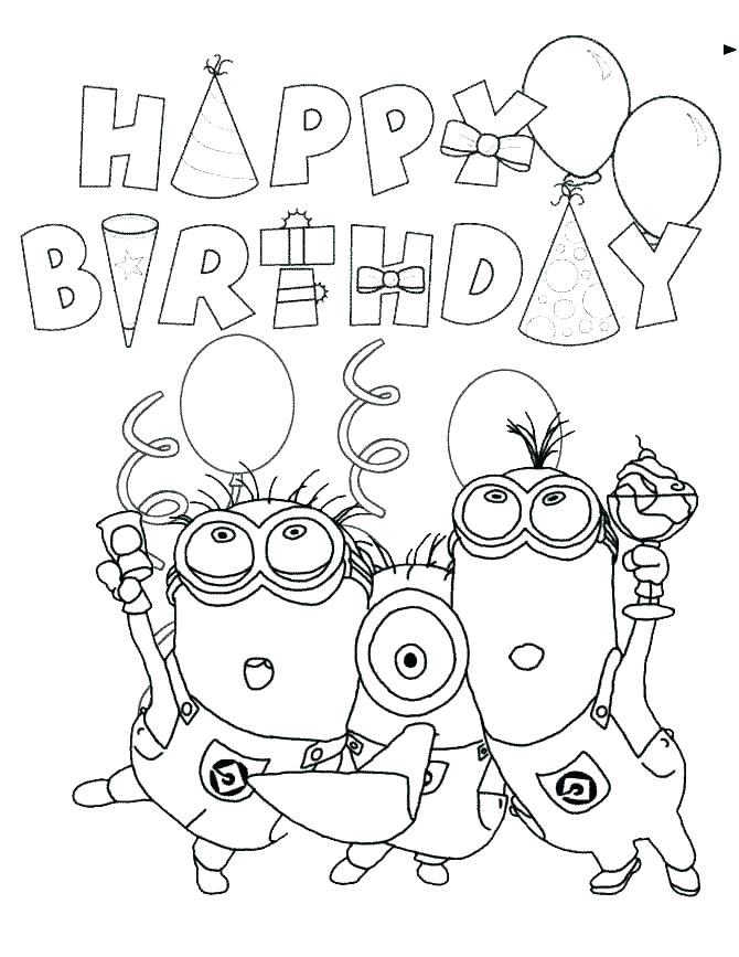670x867 Happy Birthday Daddy Coloring Pages Birthday Cards Happy Birthday