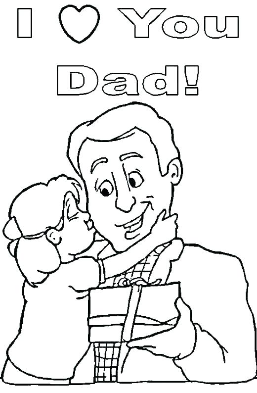 520x794 I Love Daddy Printable Coloring Pages Kids Coloring Dad Coloring