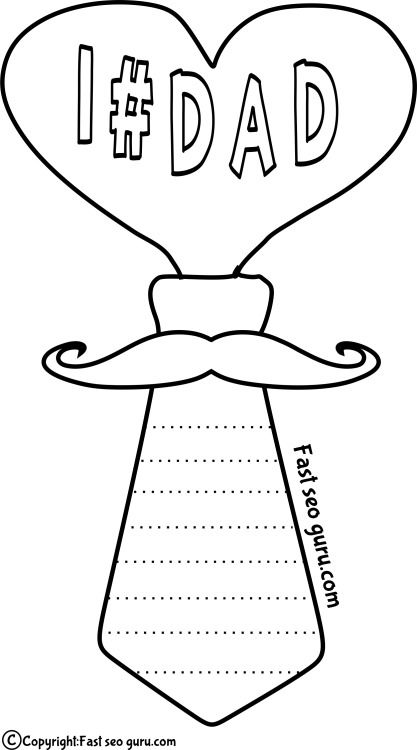 417x750 Printable Best Dad Coloring Pages For Kids.print Out Father Day