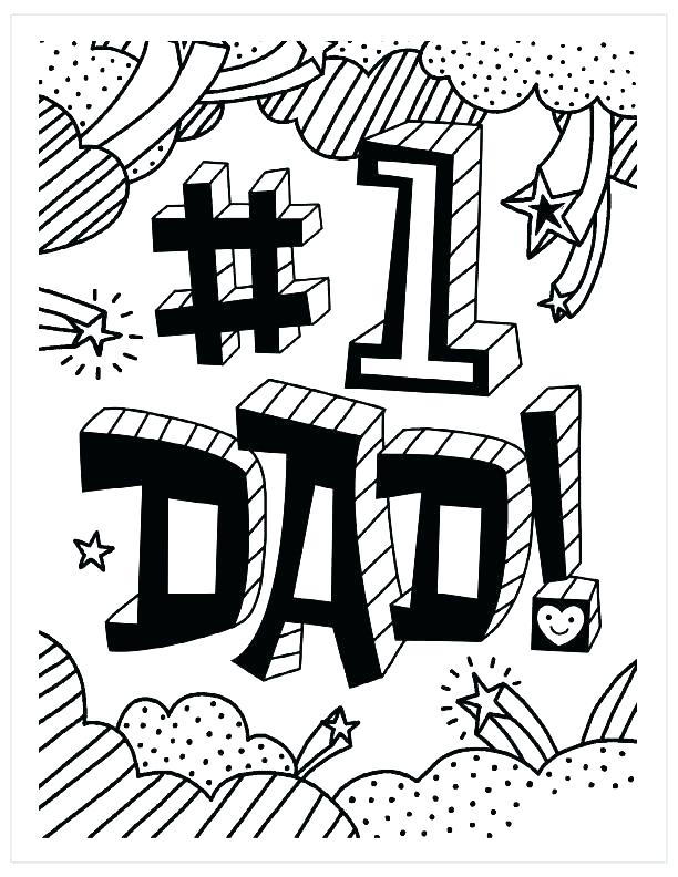612x792 Coloring Pages For Dad Happy Fathers Day Coloring Pages Coloring