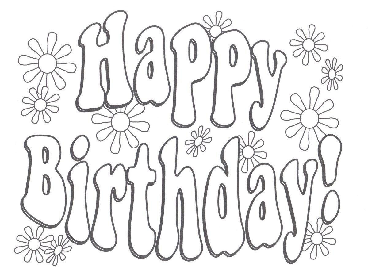 1200x900 Coloring For Kidsppy Birthday Daddy Love You Pages Free Printable