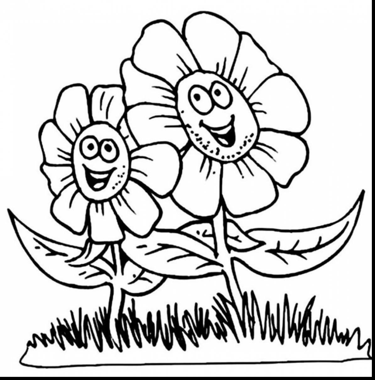 Daffodil Flower Coloring Page