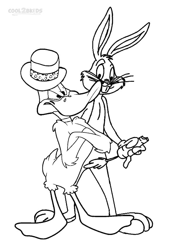 582x850 Daffy Duck Coloring Pages