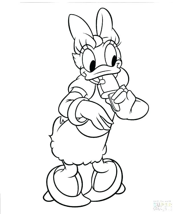 615x752 Duck Coloring Also Duck Coloring Pages Photos Printable Daffy Duck