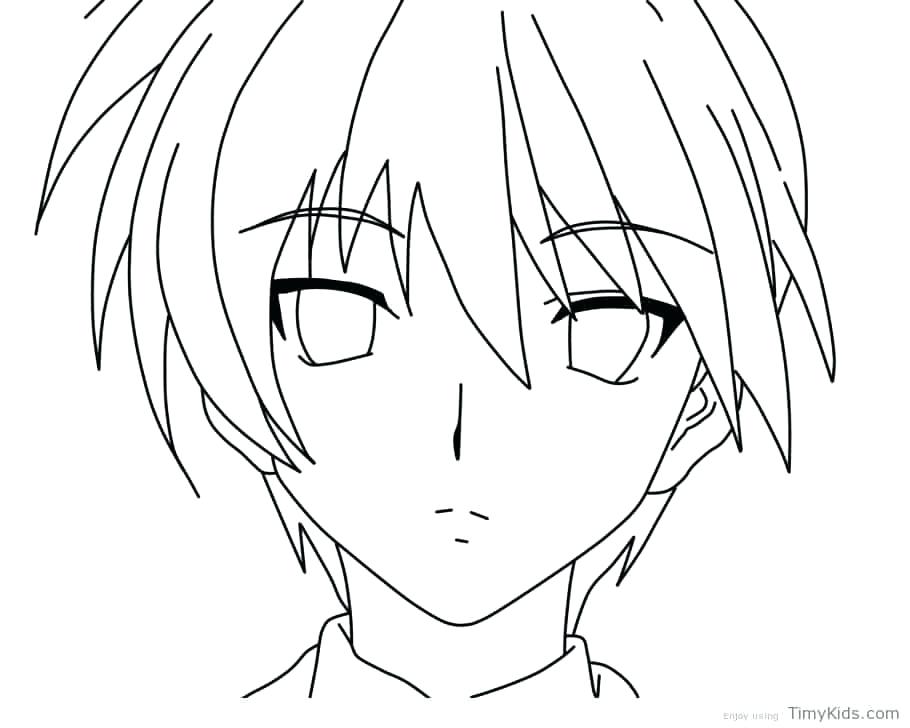 910x728 Anime Boy Coloring Pages Anime Boy Coloring Pages Anime Boy