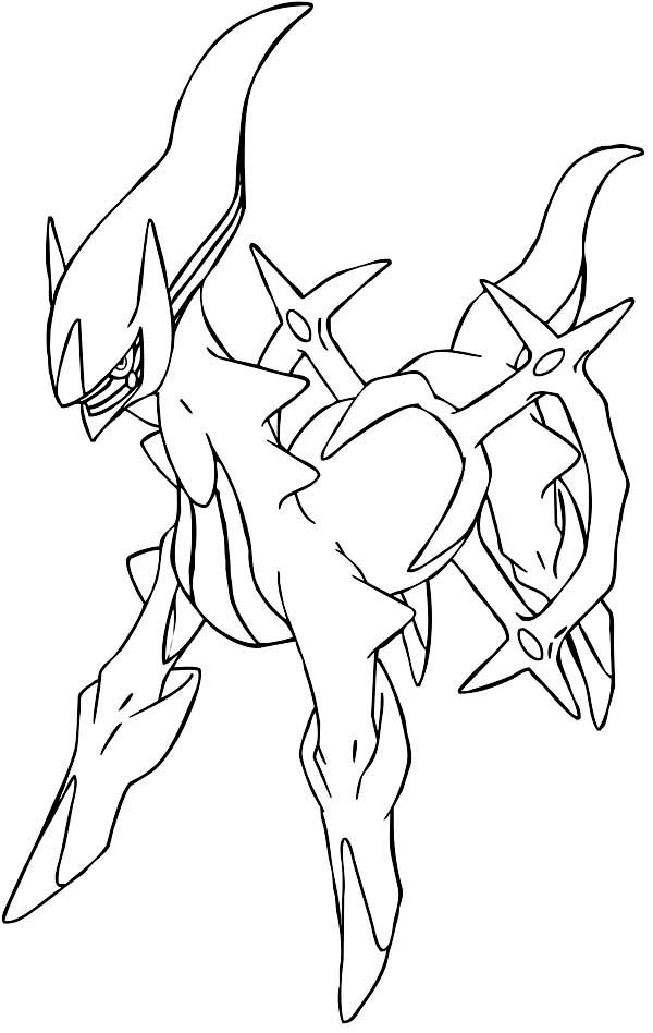 600x948 Legendary Pokemon Coloring Pages Printable