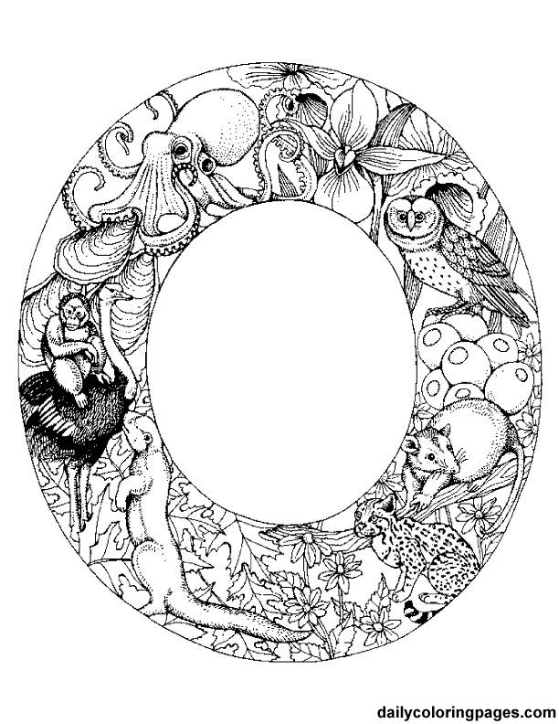612x792 Daily Coloring Pages Animal Alphabet Daily