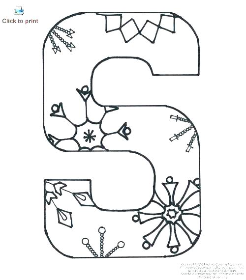 500x570 Coloring Pages Of Letters In The Alphabet Alphabet Letters