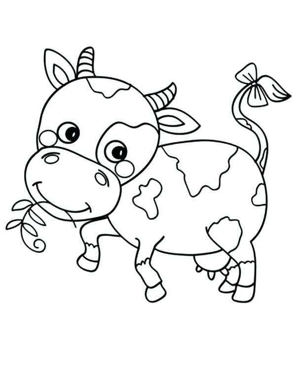 600x775 Cow Coloring Book Also Cow Coloring Pages 48