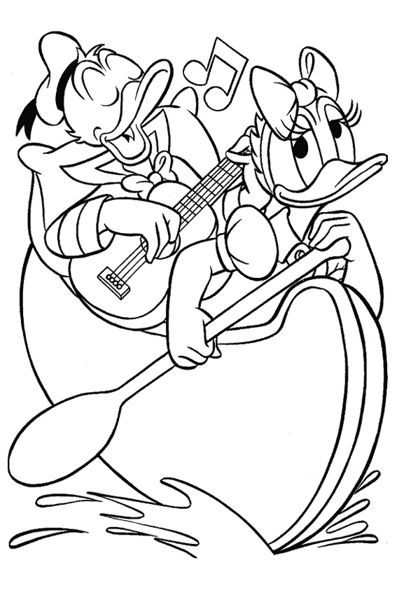 567x850 Donald Duck Coloring Pages Download