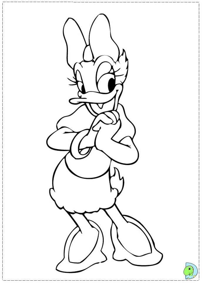 691x960 Daisy Duck Coloring Pages 5