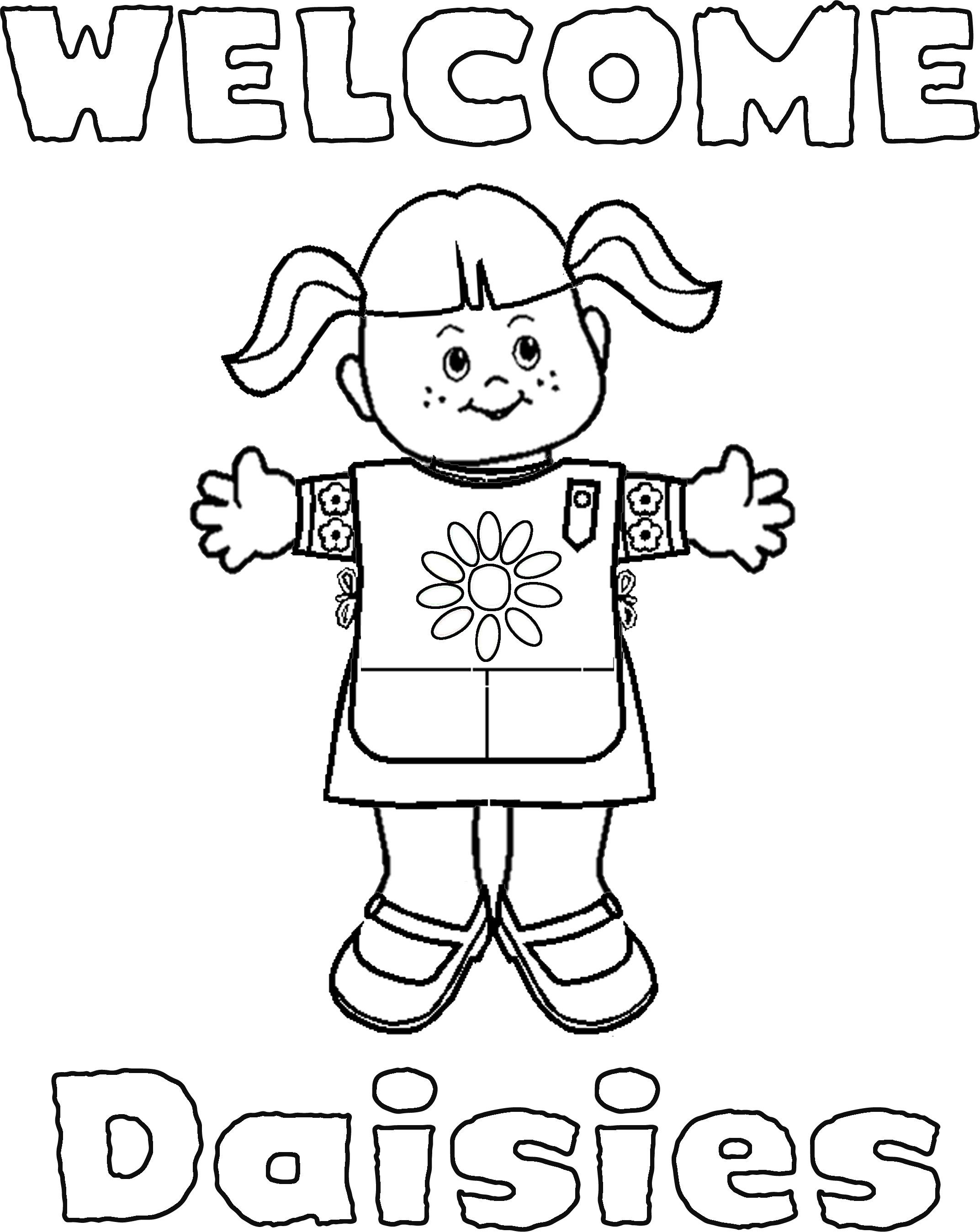 2145x2697 Trend Girl Scout Coloring Pages For Daisies Da