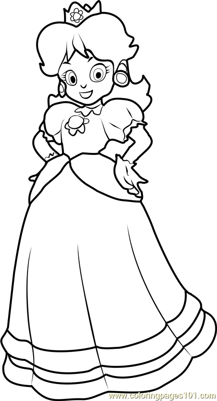 433x800 Unique Princess Daisy Coloring Pages 61 In Coloring Books