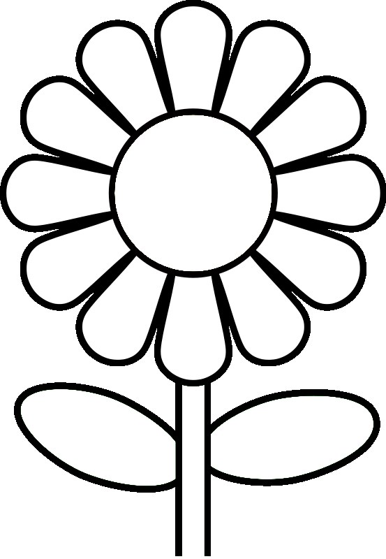 553x800 Daisy Coloring Pages To Print