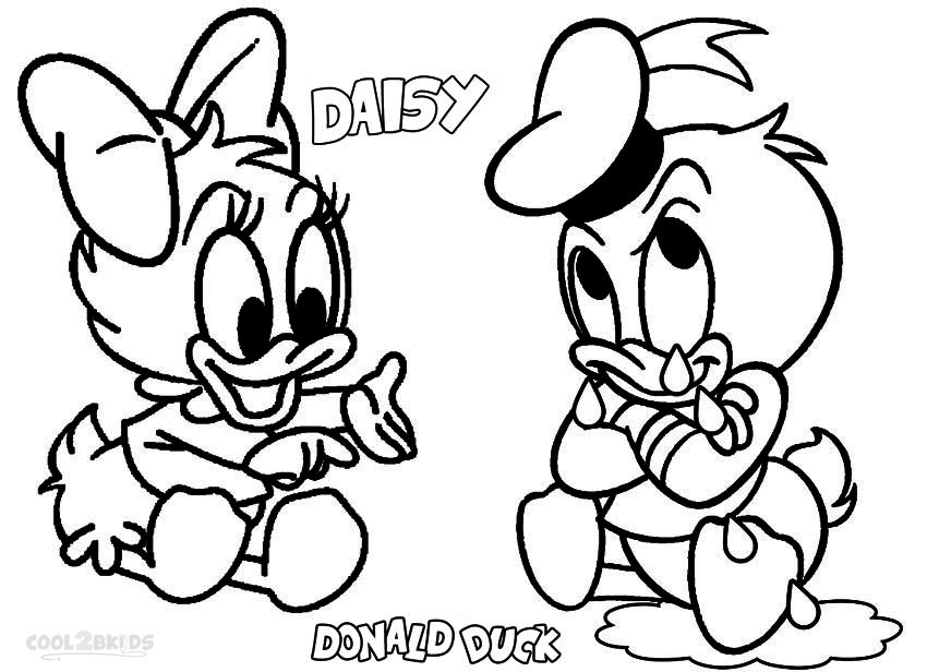 850x616 Baby Daisy Duck Coloring Pages