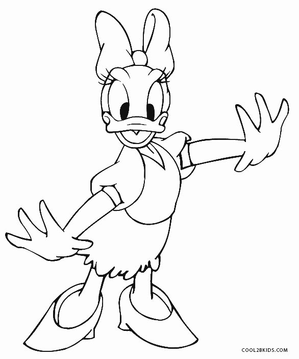 586x703 Printable Duck Coloring Pages For Kids Cool2bkids