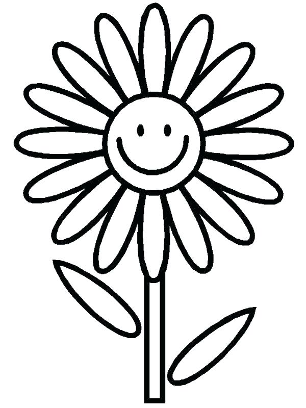 600x800 Daisy Coloring Pages