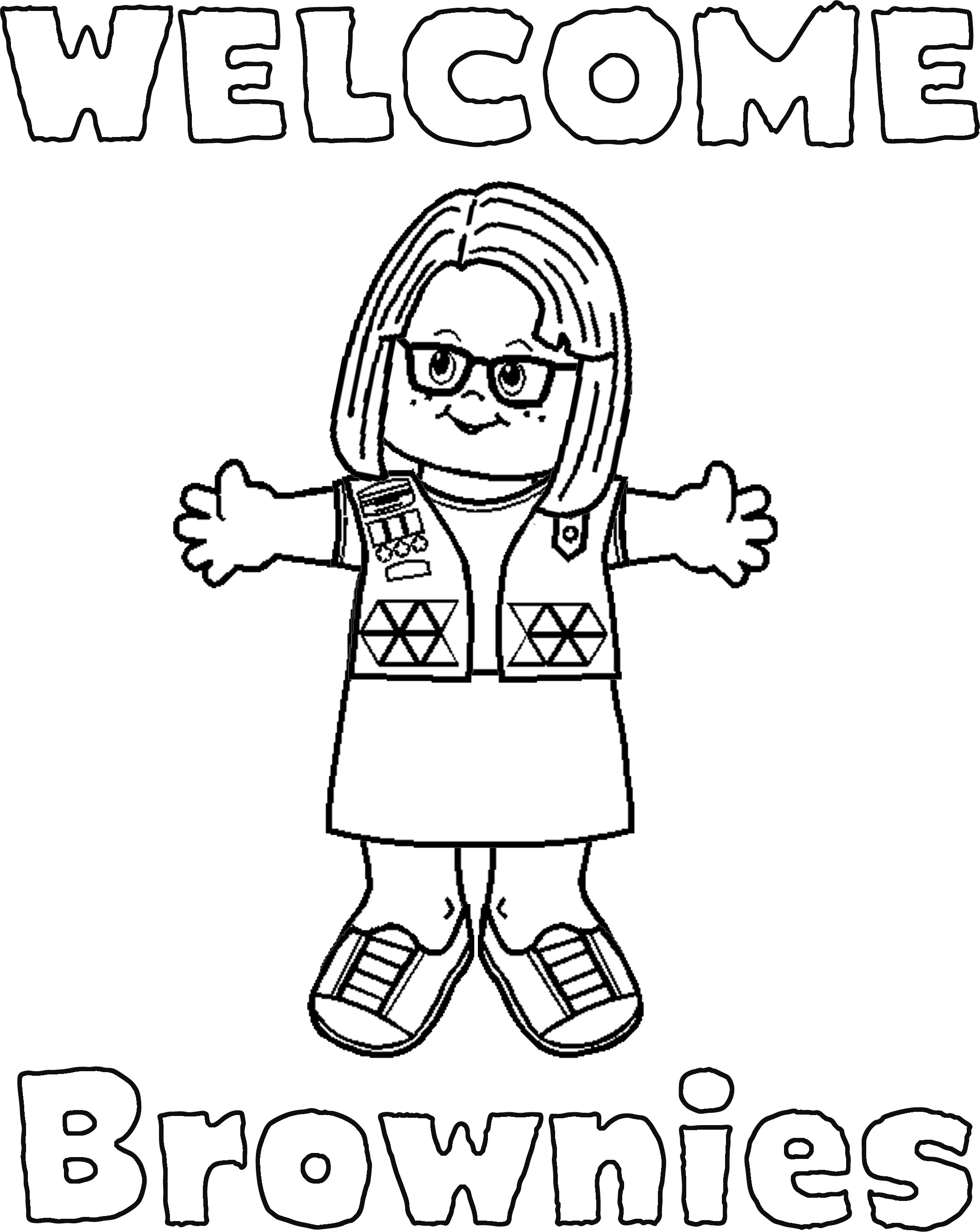 2145x2697 Luxury Idea Girl Scouts Coloring Pages For Daisy Girlscouts