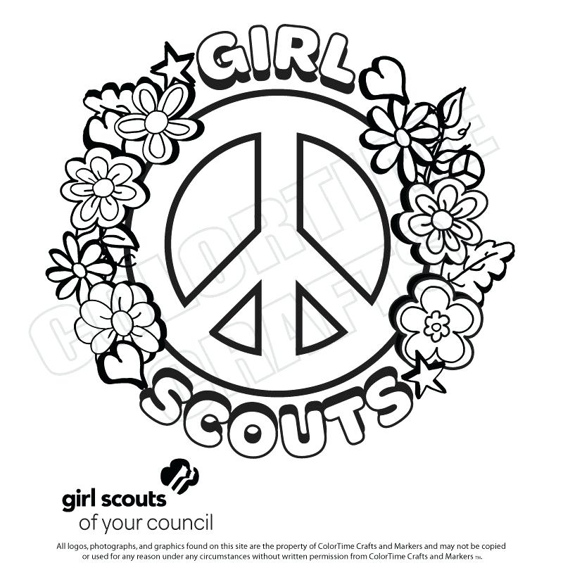 800x800 Coloring Pages For Girls Daisy Girl Scout Coloring Page Sister