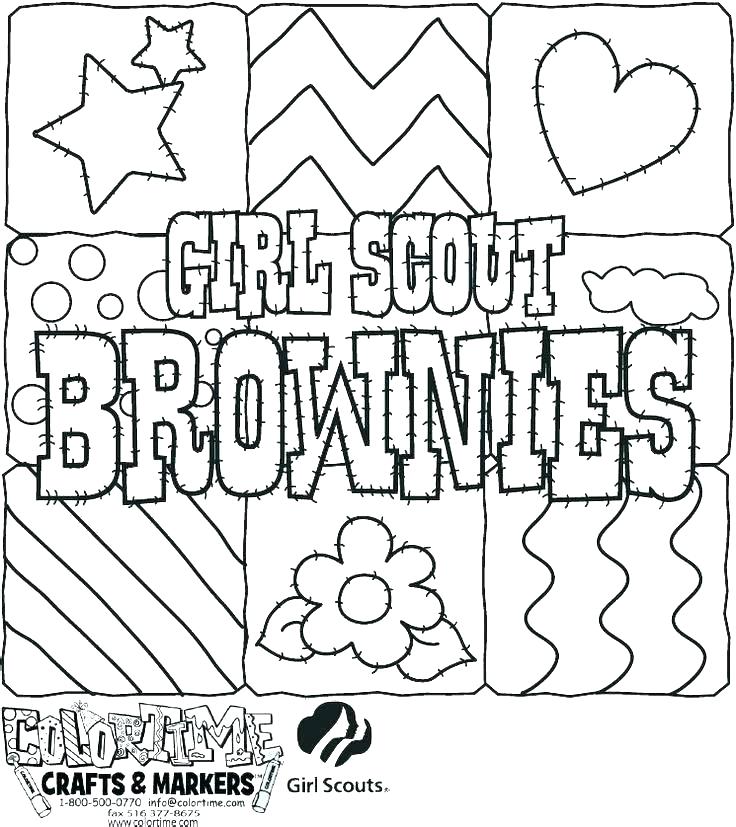 Daisy Scout Coloring Pages