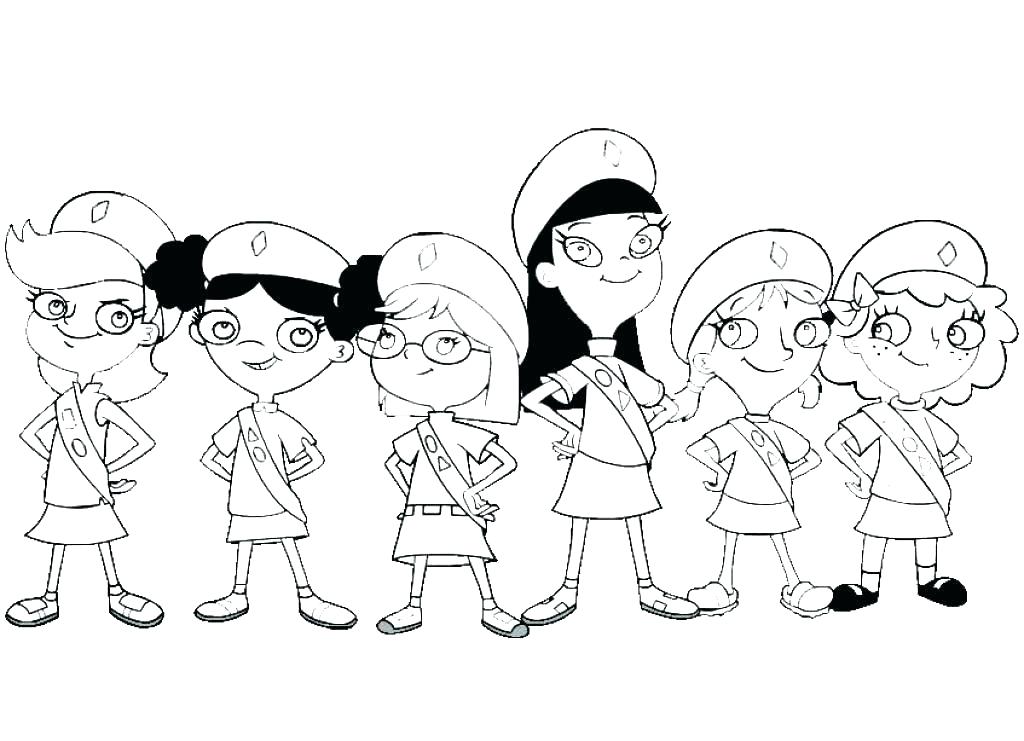 1024x741 Daisy Girl Scouts Coloring Pages Girl Scouts Coloring Pages Free