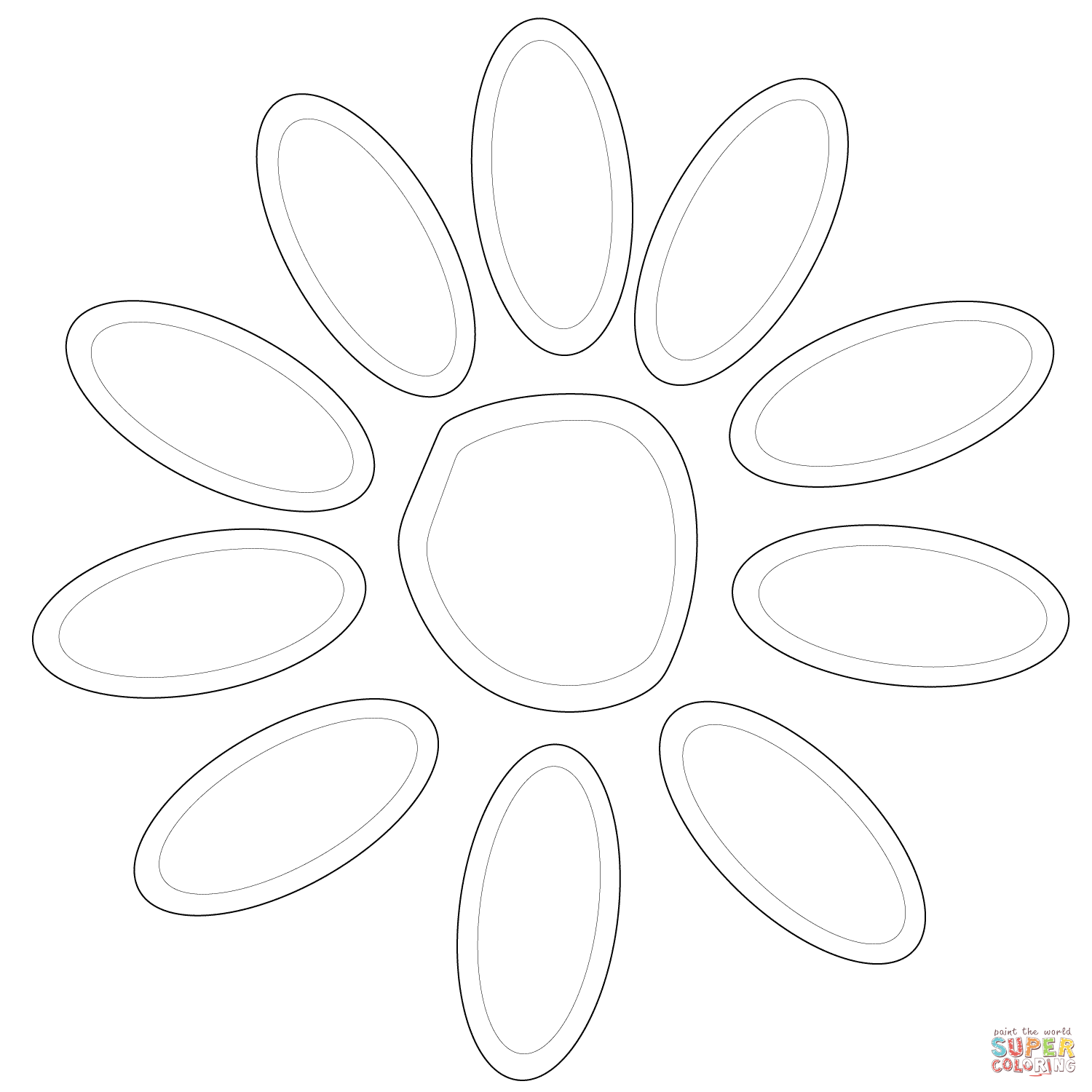 1500x1500 Daisy Girl Scout Coloring Pages