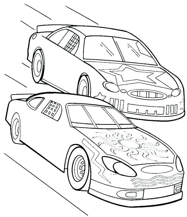600x698 Nascar Coloring Pages
