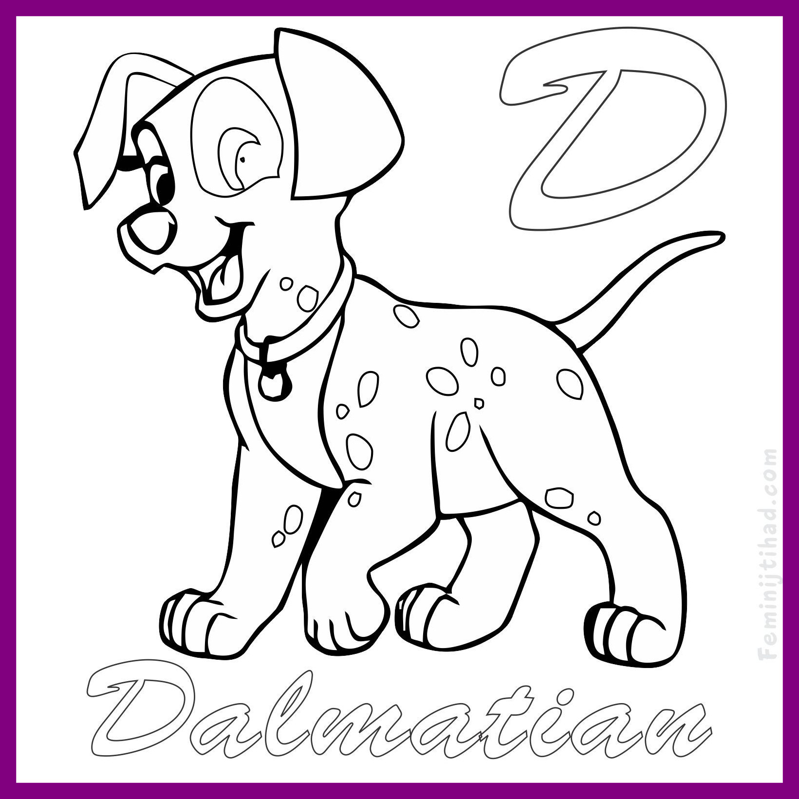 1641x1641 Awesome Dalmatian Coloring Pages To Print For Kids Pic Puppy