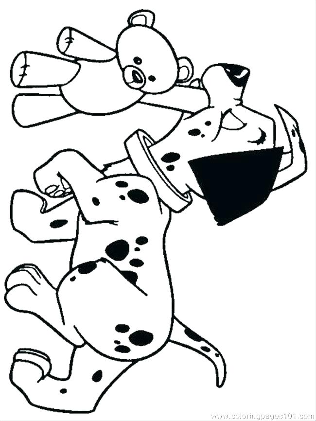 650x866 Dalmation Coloring Page Cute Sleeping Dalmatian Coloring Page 101
