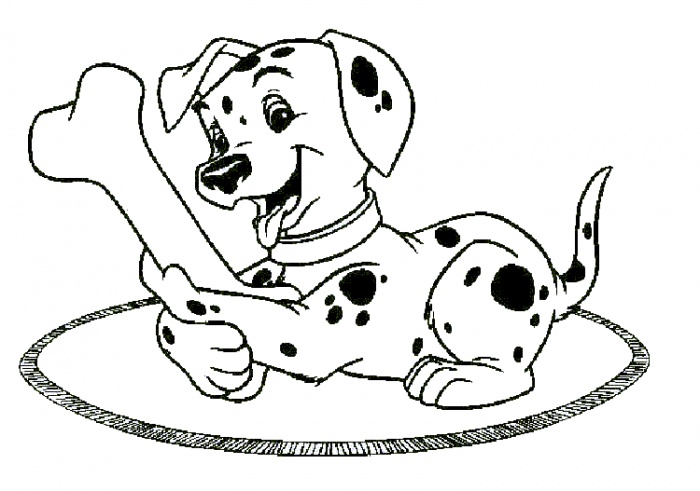 700x491 101 Dalmatians Coloring Pages